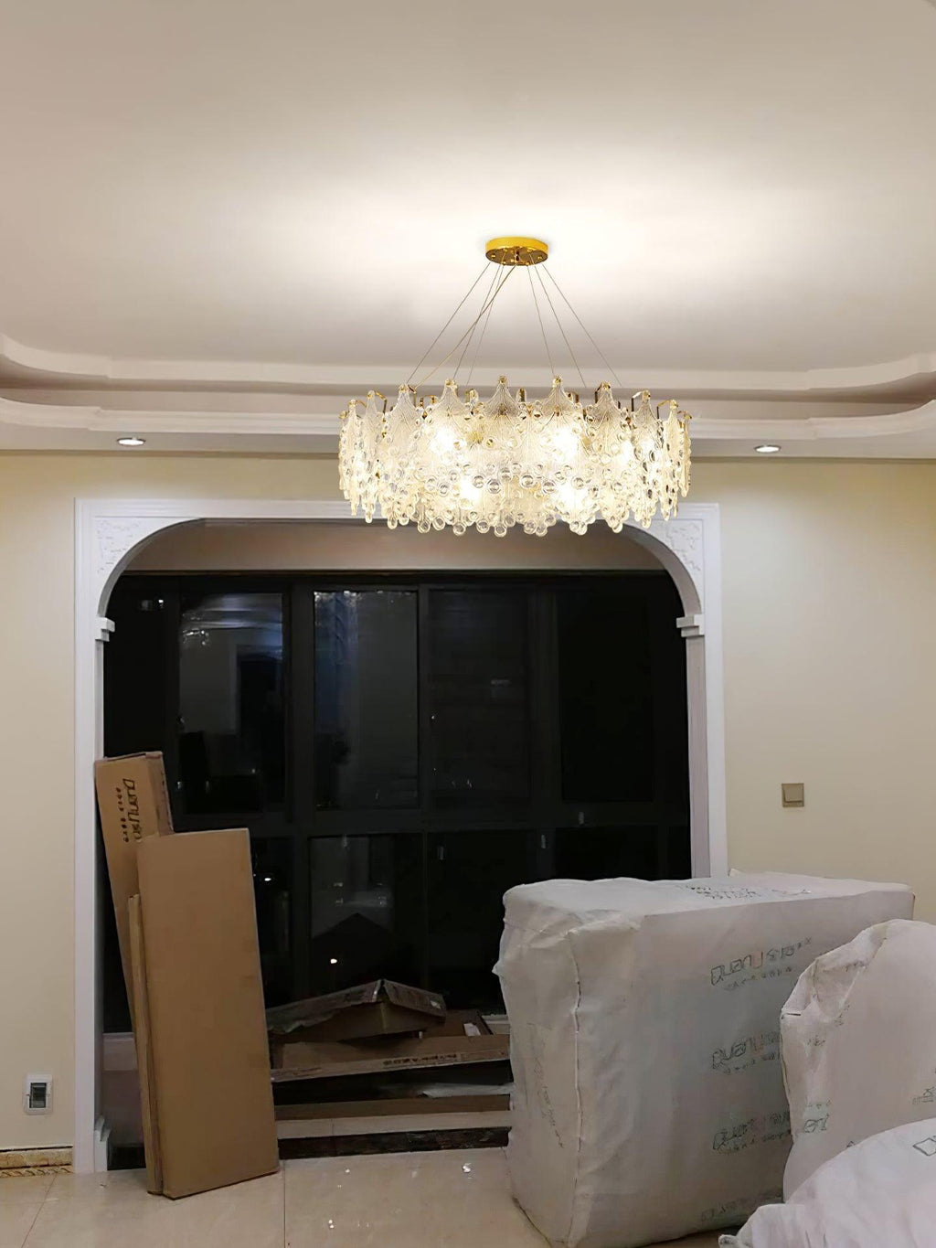 Celestia Crystal Cascade Chandelier