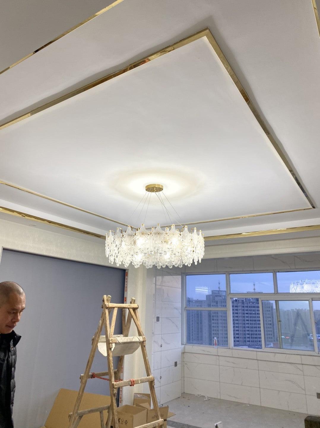 Celestia Crystal Cascade Chandelier