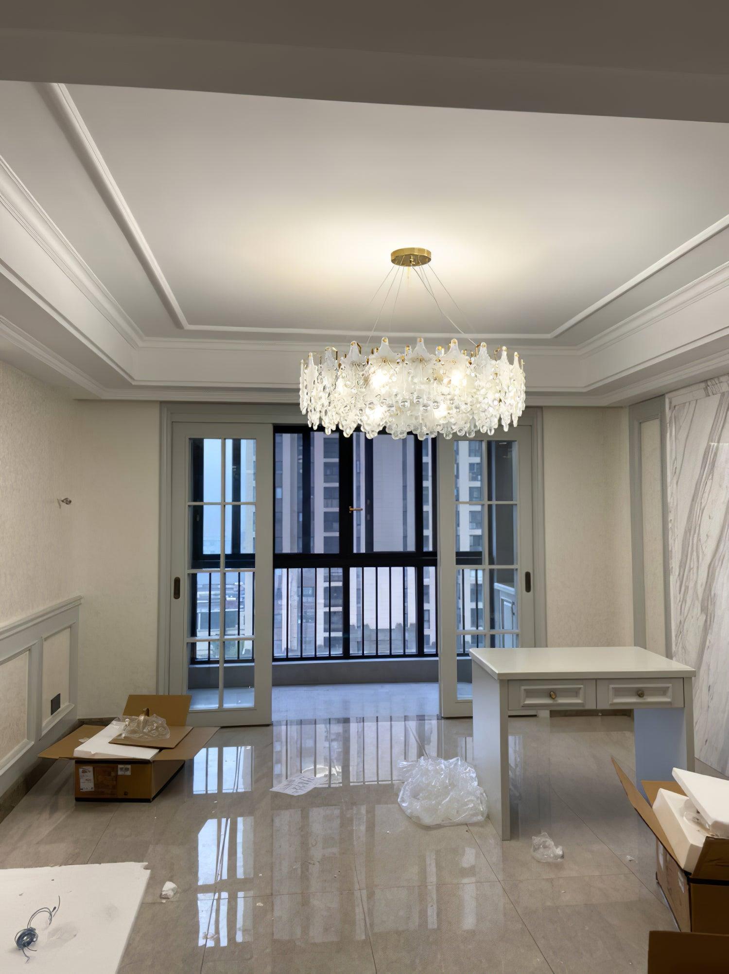 Celestia Crystal Cascade Chandelier