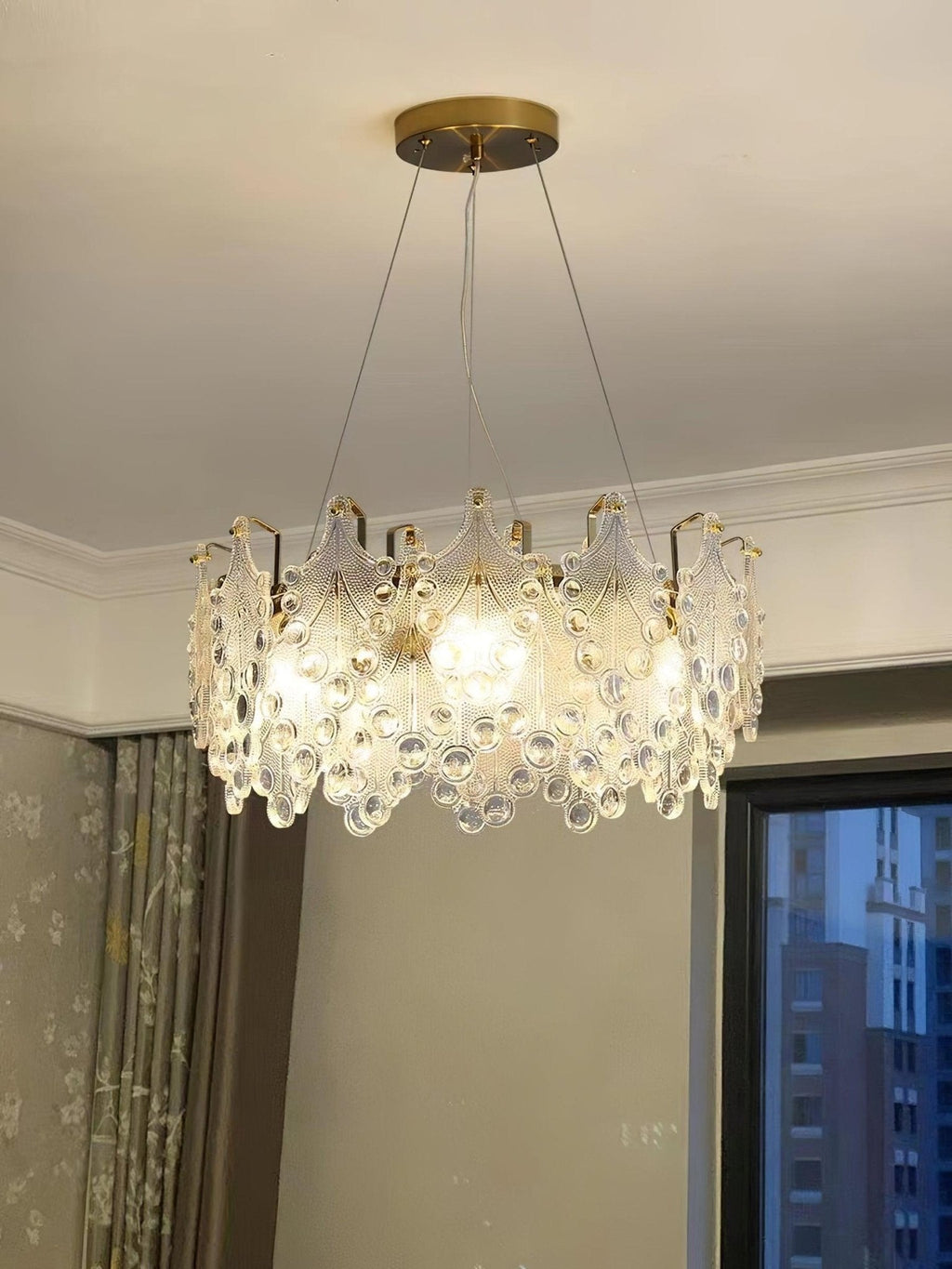 Celestia Crystal Cascade Chandelier