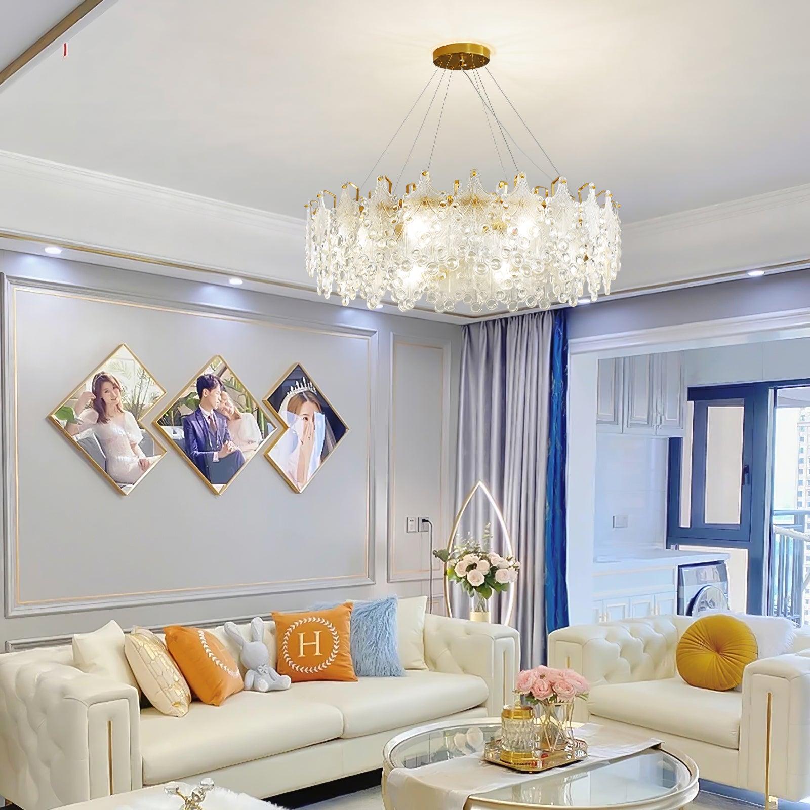 Celestia Crystal Cascade Chandelier