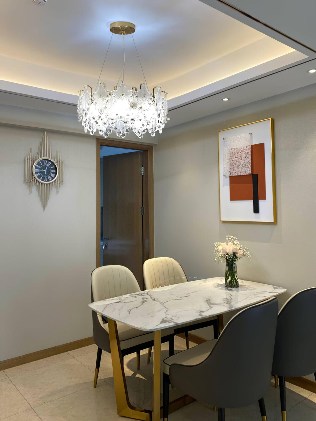 Celestia Crystal Cascade Chandelier