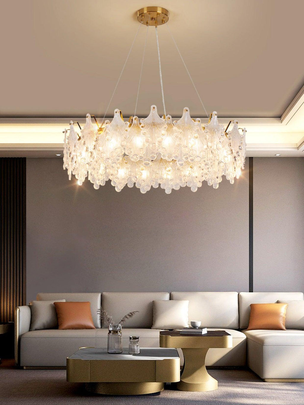 Celestia Crystal Cascade Chandelier