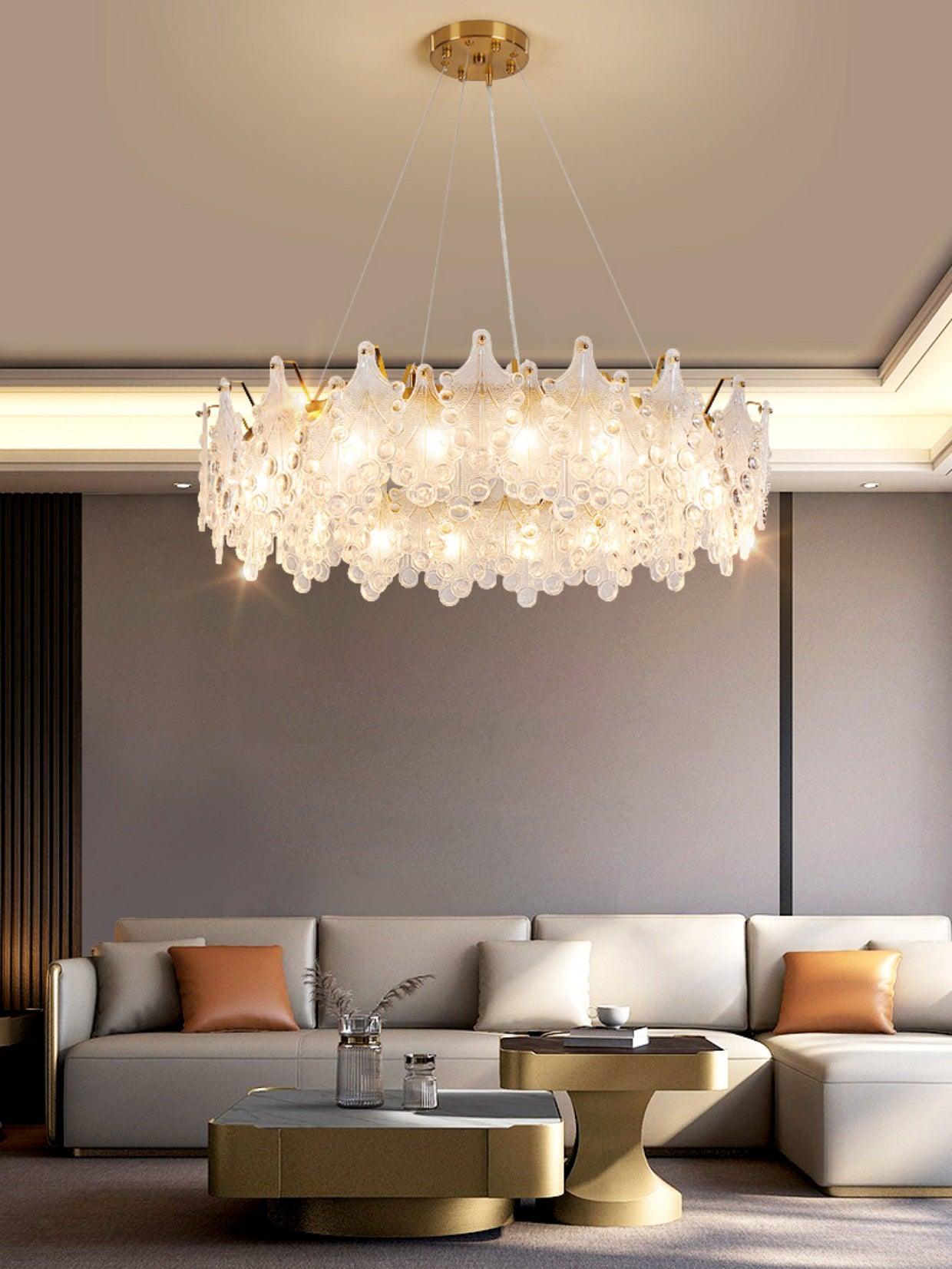 Celestia Crystal Cascade Chandelier