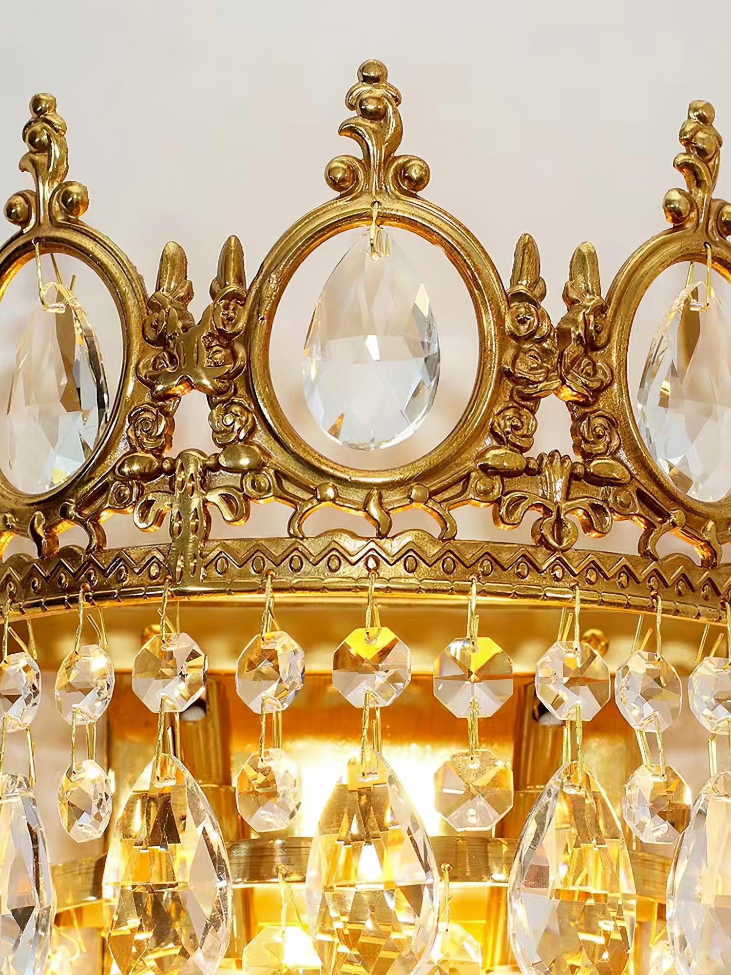 Celestia Vintage Crystal Wall Light