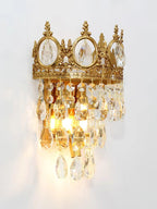 Celestia Vintage Crystal Wall Light