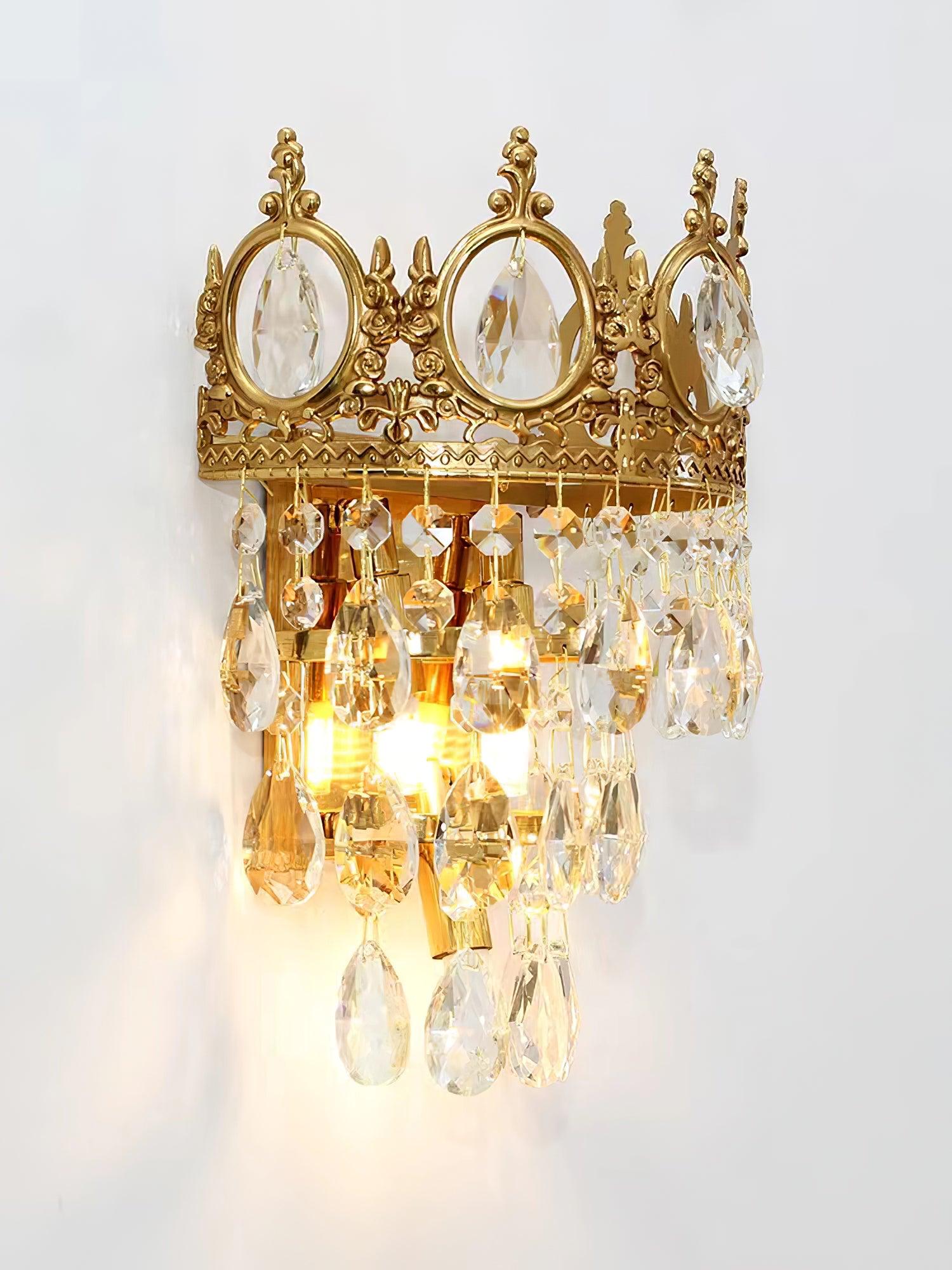 Celestia Vintage Crystal Wall Light