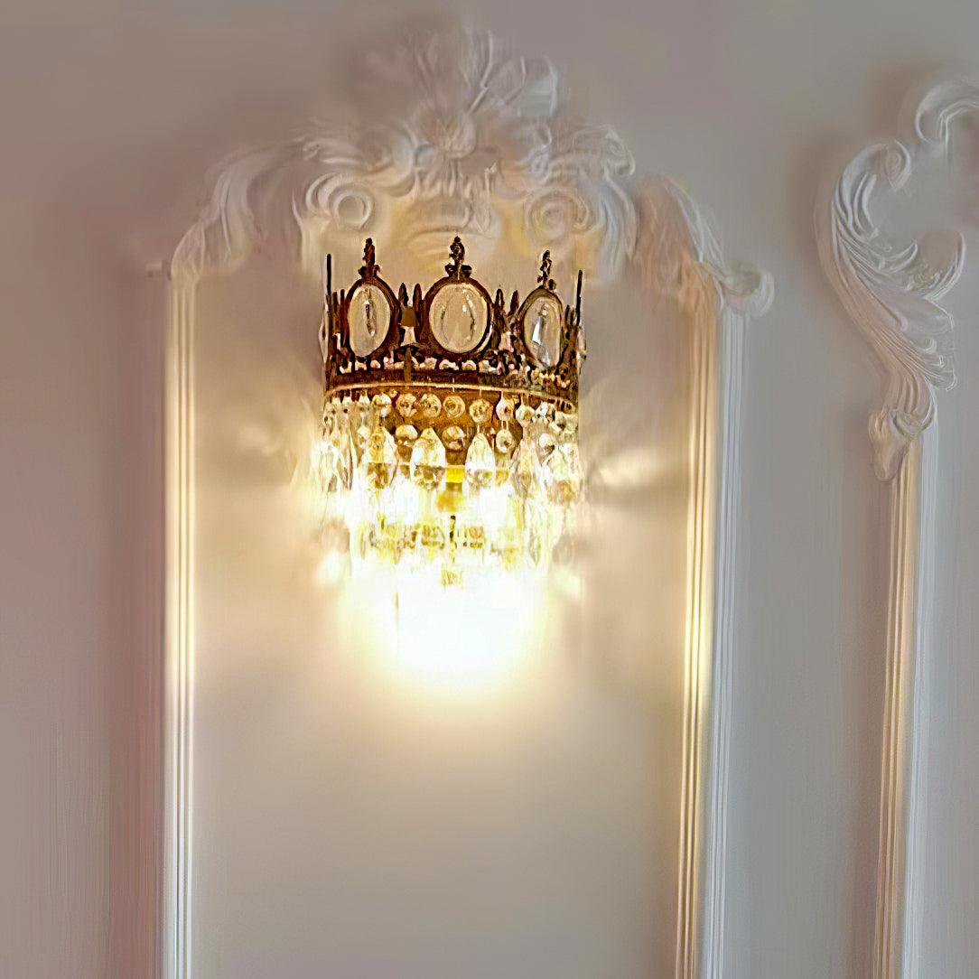 Celestia Vintage Crystal Wall Light