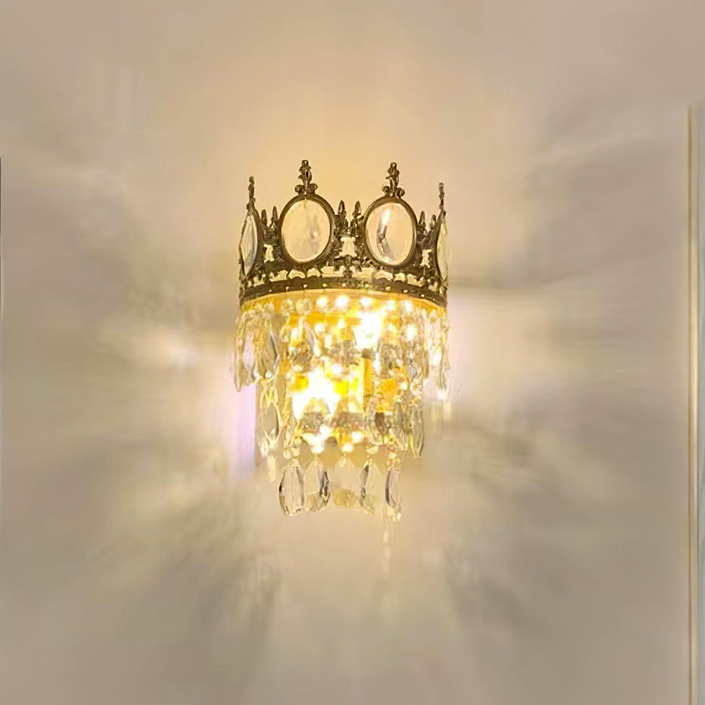 Celestia Vintage Crystal Wall Light