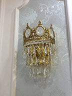 Celestia Vintage Crystal Wall Light