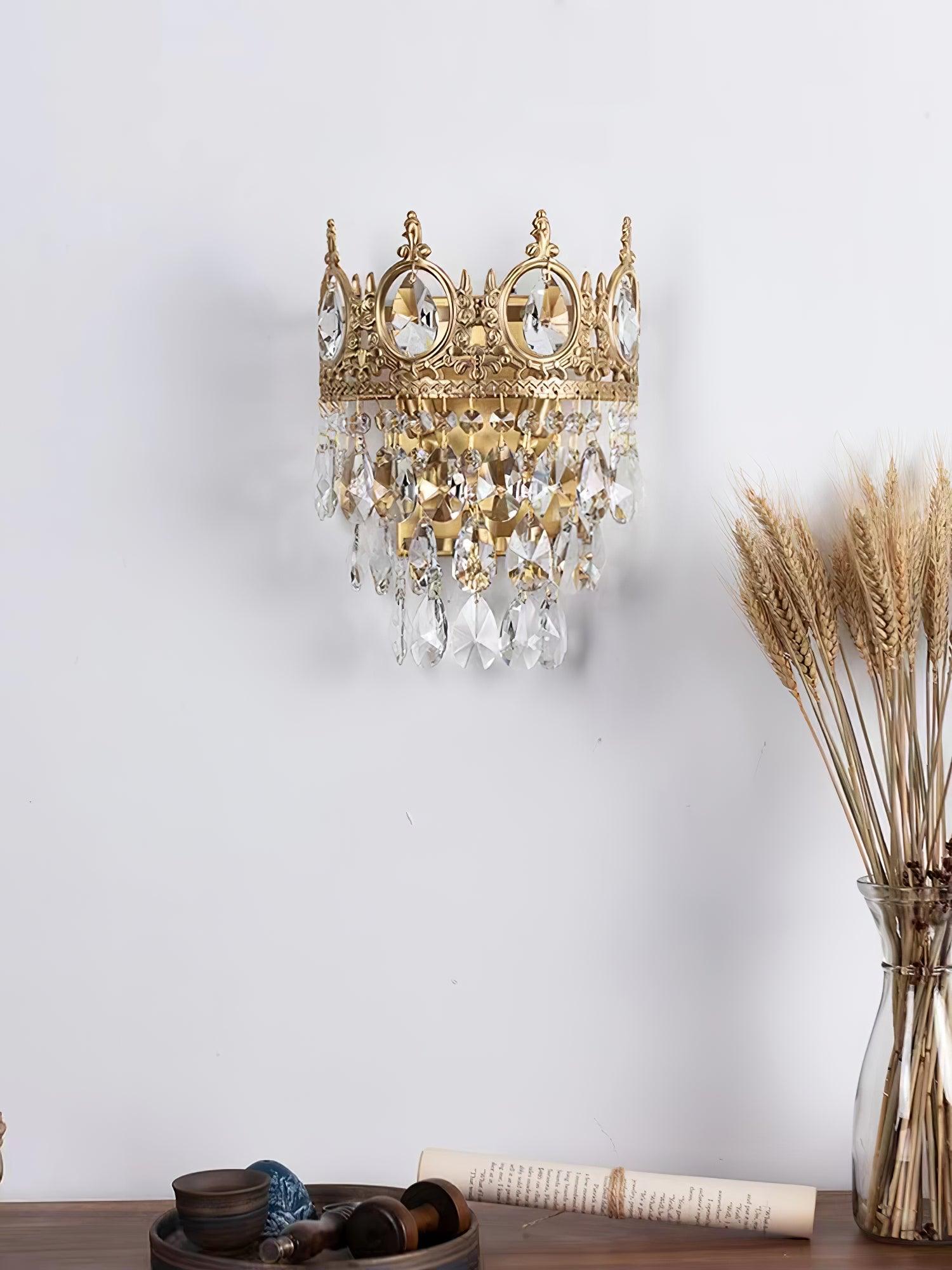 Celestia Vintage Crystal Wall Light