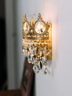 Celestia Vintage Crystal Wall Light