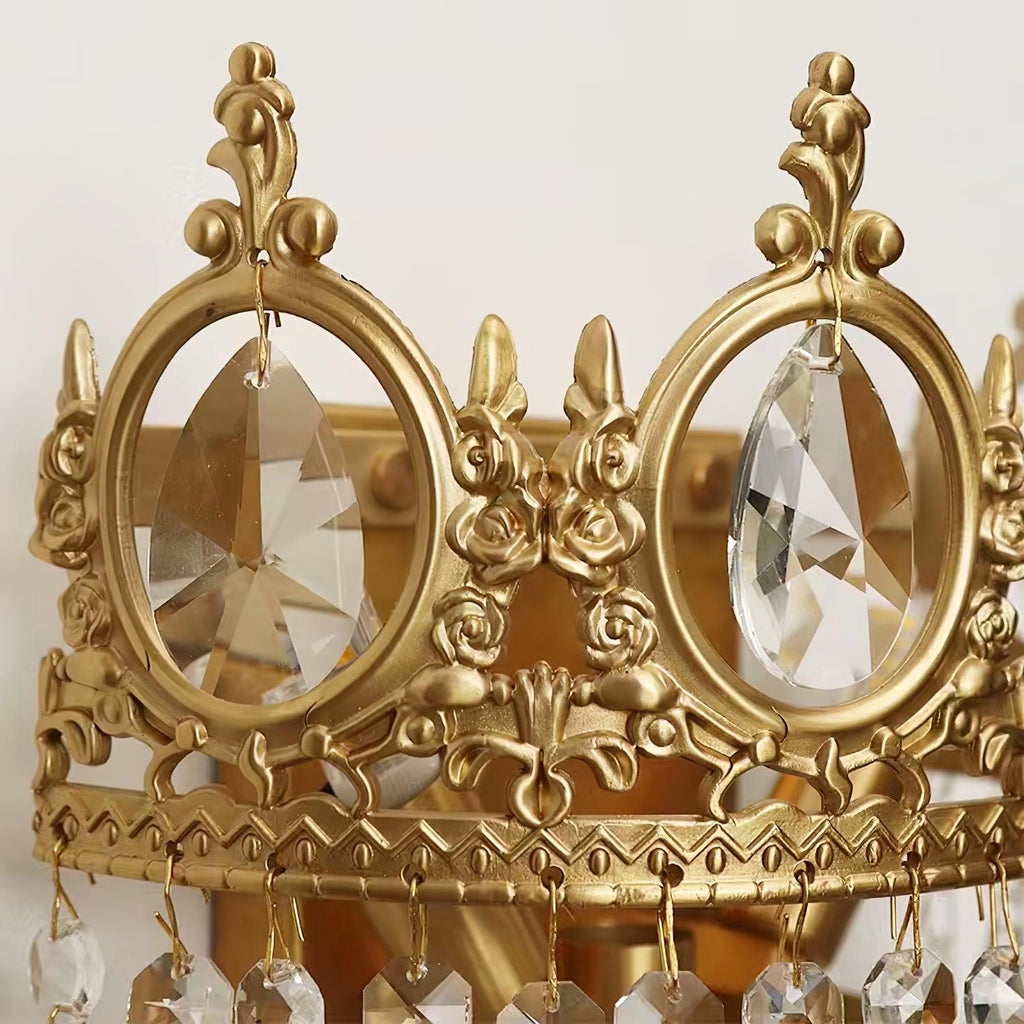 Celestia Vintage Crystal Wall Light