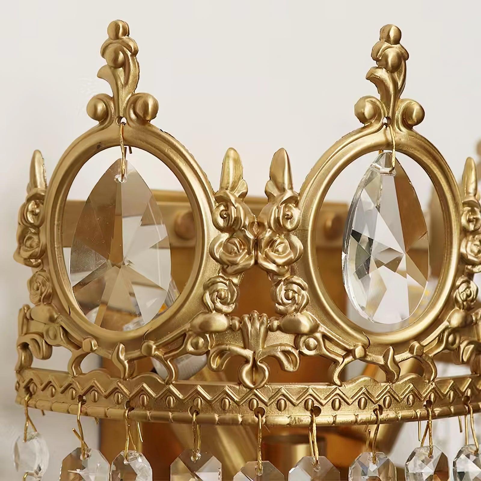 Celestia Vintage Crystal Wall Light