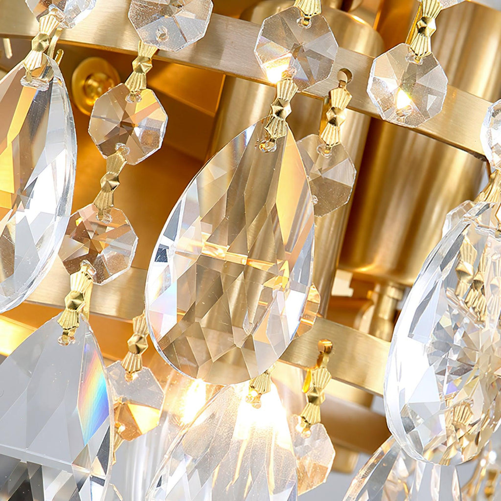 Celestia Vintage Crystal Wall Light