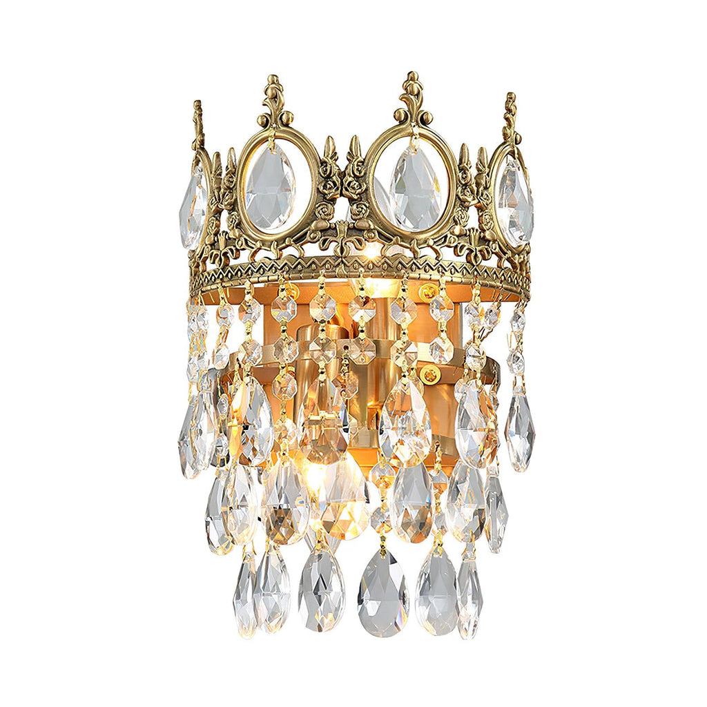 Celestia Vintage Crystal Wall Light
