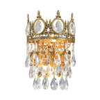 Celestia Vintage Crystal Wall Light