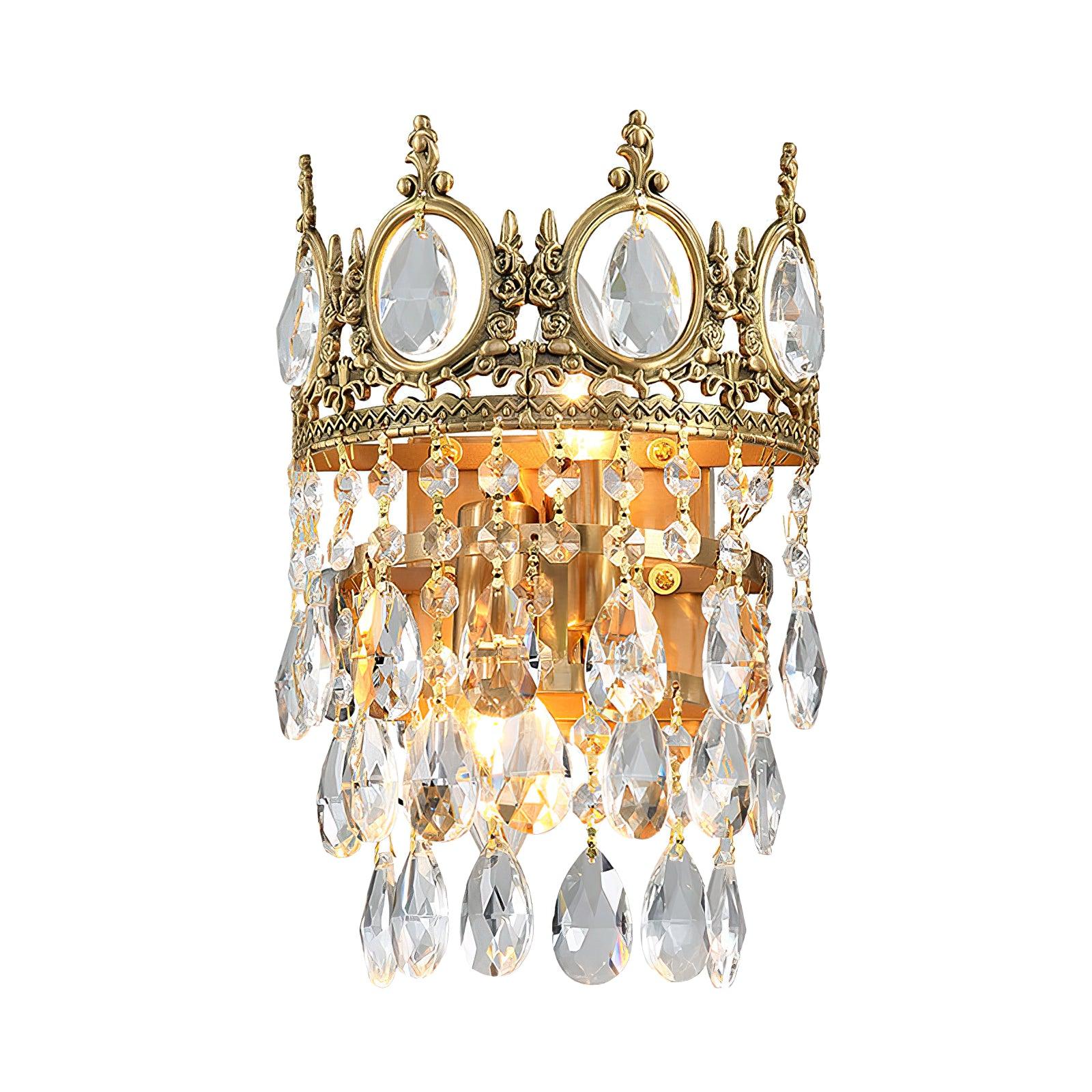 Celestia Vintage Crystal Wall Light