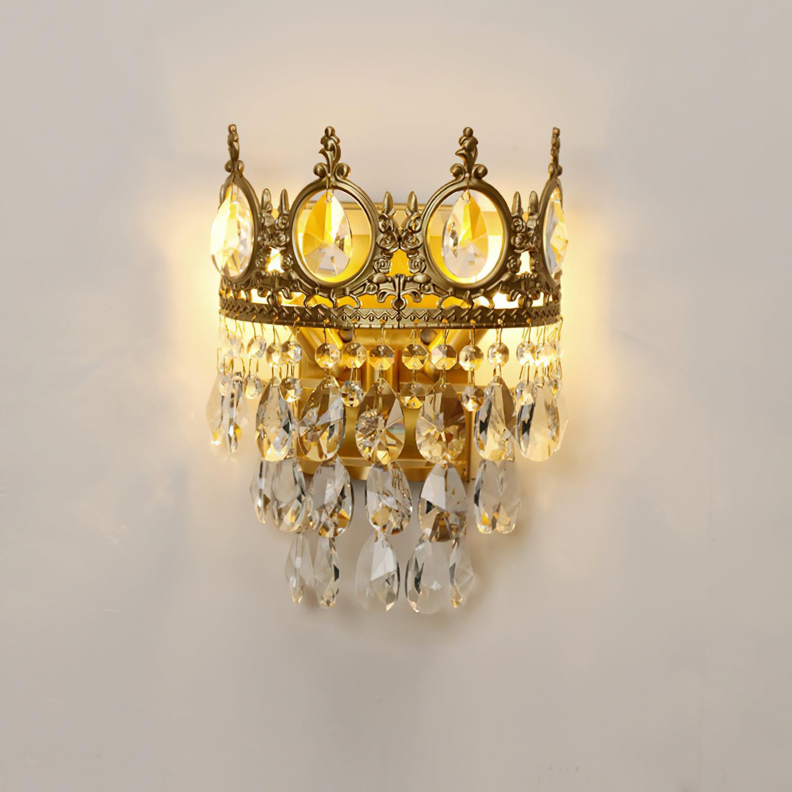 Celestia Vintage Crystal Wall Light