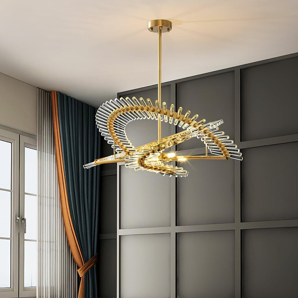 Seraphina Crystal Veil Chandelier
