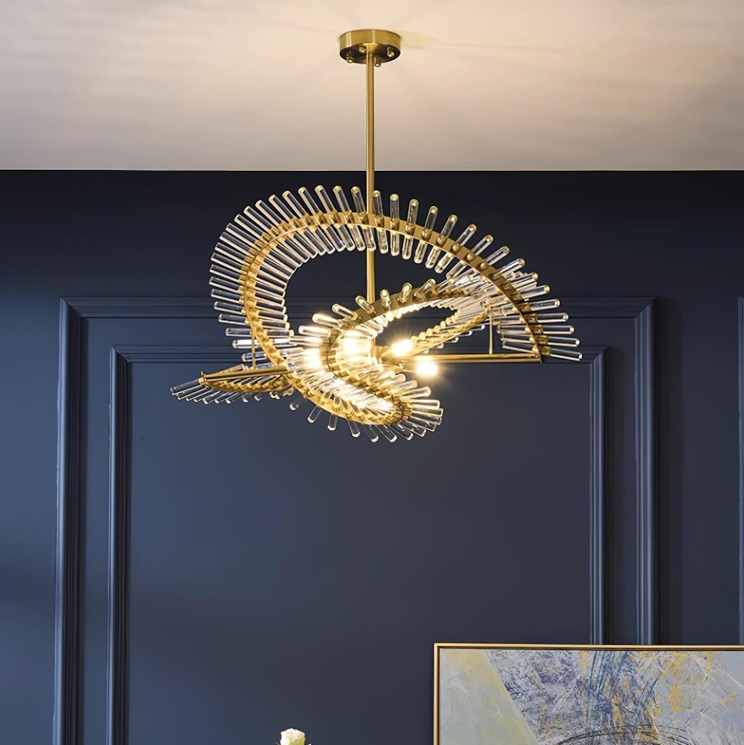 Seraphina Crystal Veil Chandelier