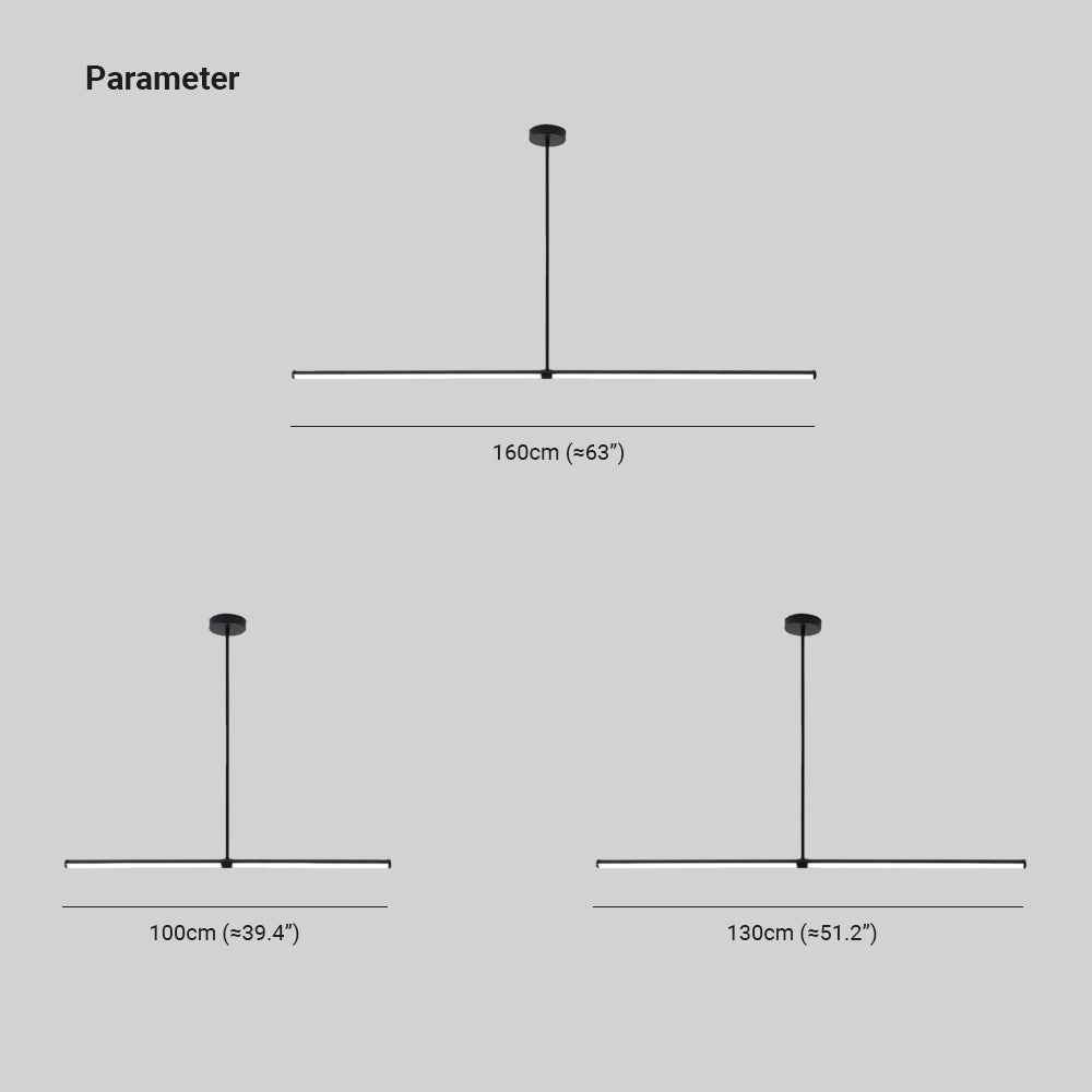 Minimalist Ebony LED Pendant Light