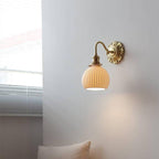 Lumina Brass & Ceramic Wall Light