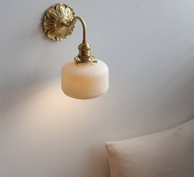Lumina Brass & Ceramic Wall Light