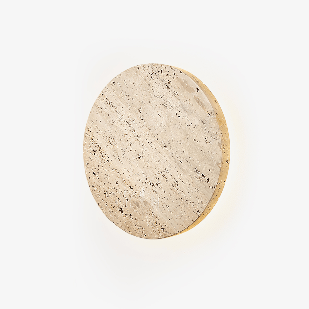 Thalira Travertine Harmony Sconce