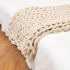 Handmade Ultra-Cozy Chunky Blanket | Perfect for Winter & Relaxing