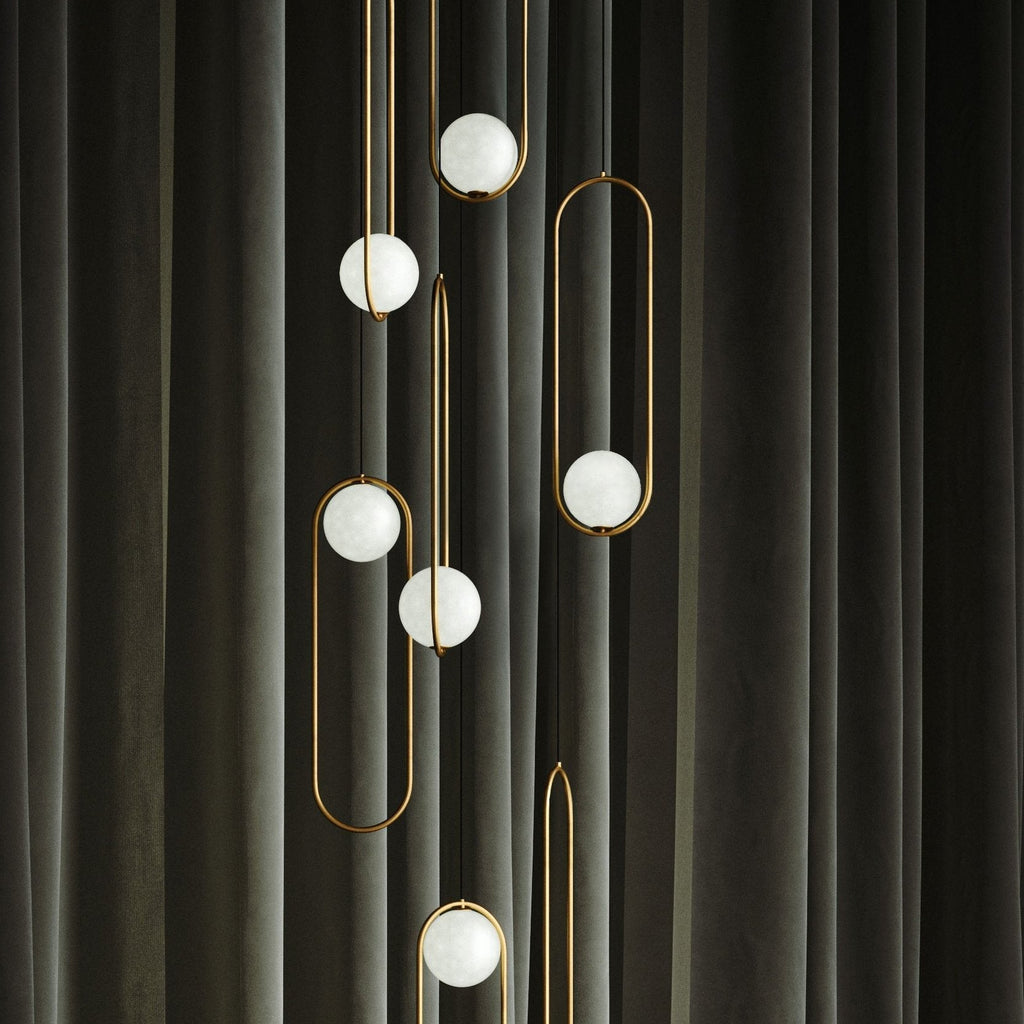 Luminara Tiered Glass Chandelier
