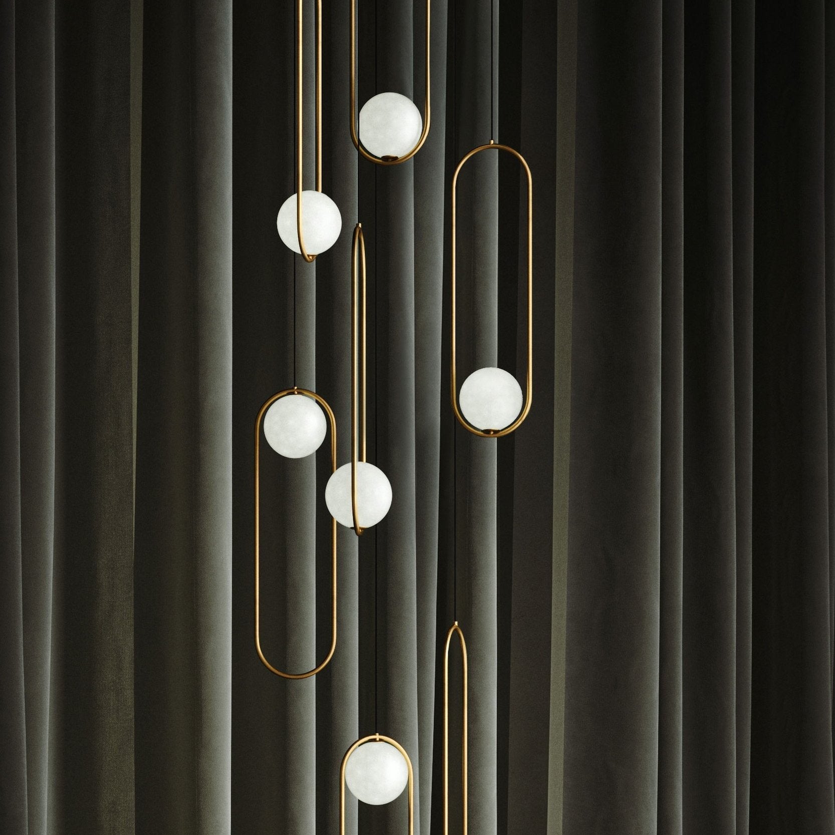 Luminara Tiered Glass Chandelier