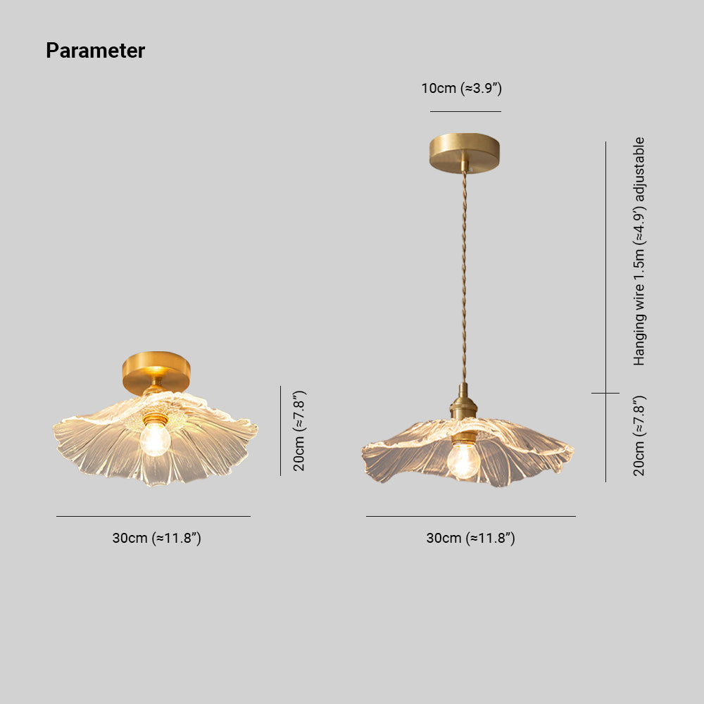Calia Bloom Glass Light