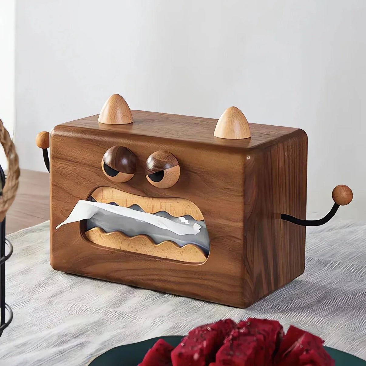 Creative Walnut Wooden Tissue Box