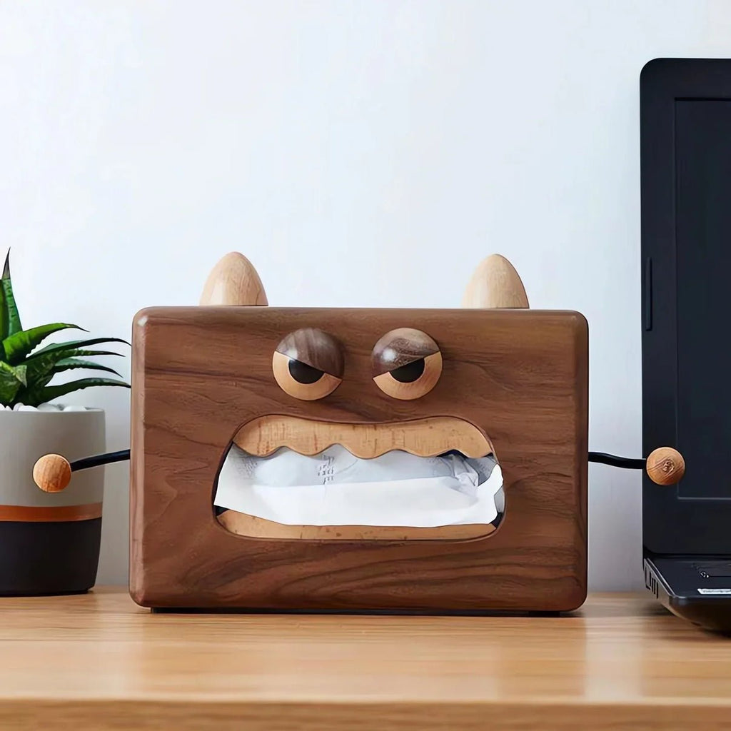 Creative Walnut Wooden Tissue Box