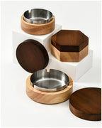 Handcrafted Two-Tone Wooden Ashtray