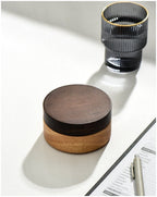 Handcrafted Two-Tone Wooden Ashtray