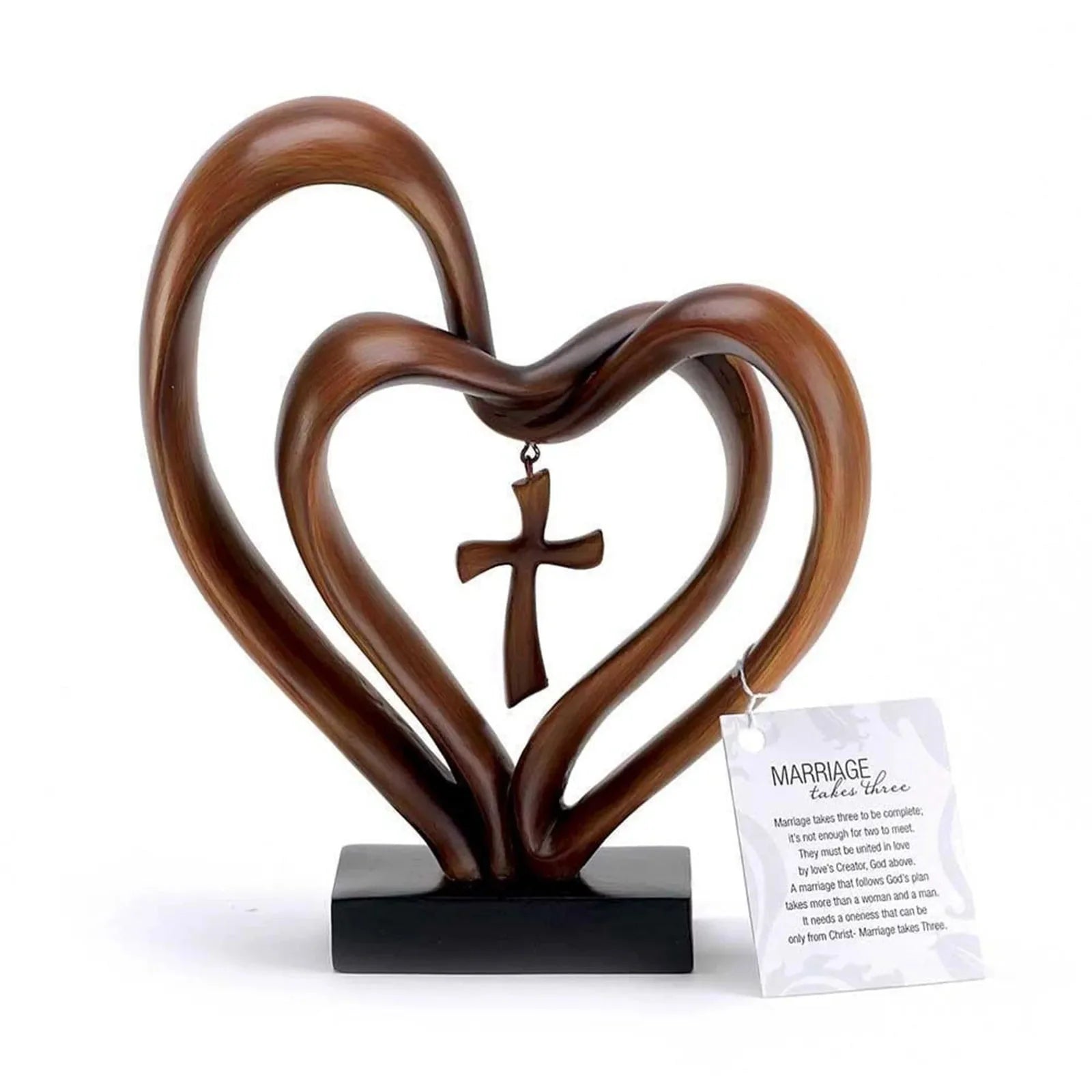 Heart and Cross Table Decoration