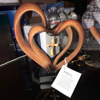 Heart and Cross Table Decoration
