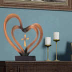 Heart and Cross Table Decoration