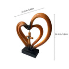 Heart and Cross Table Decoration