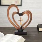Heart and Cross Table Decoration