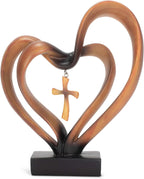 Heart and Cross Table Decoration