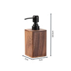 Valina Walnut Soap & Lotion Dispenser