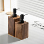 Valina Walnut Soap & Lotion Dispenser
