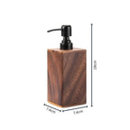 Valina Walnut Soap & Lotion Dispenser