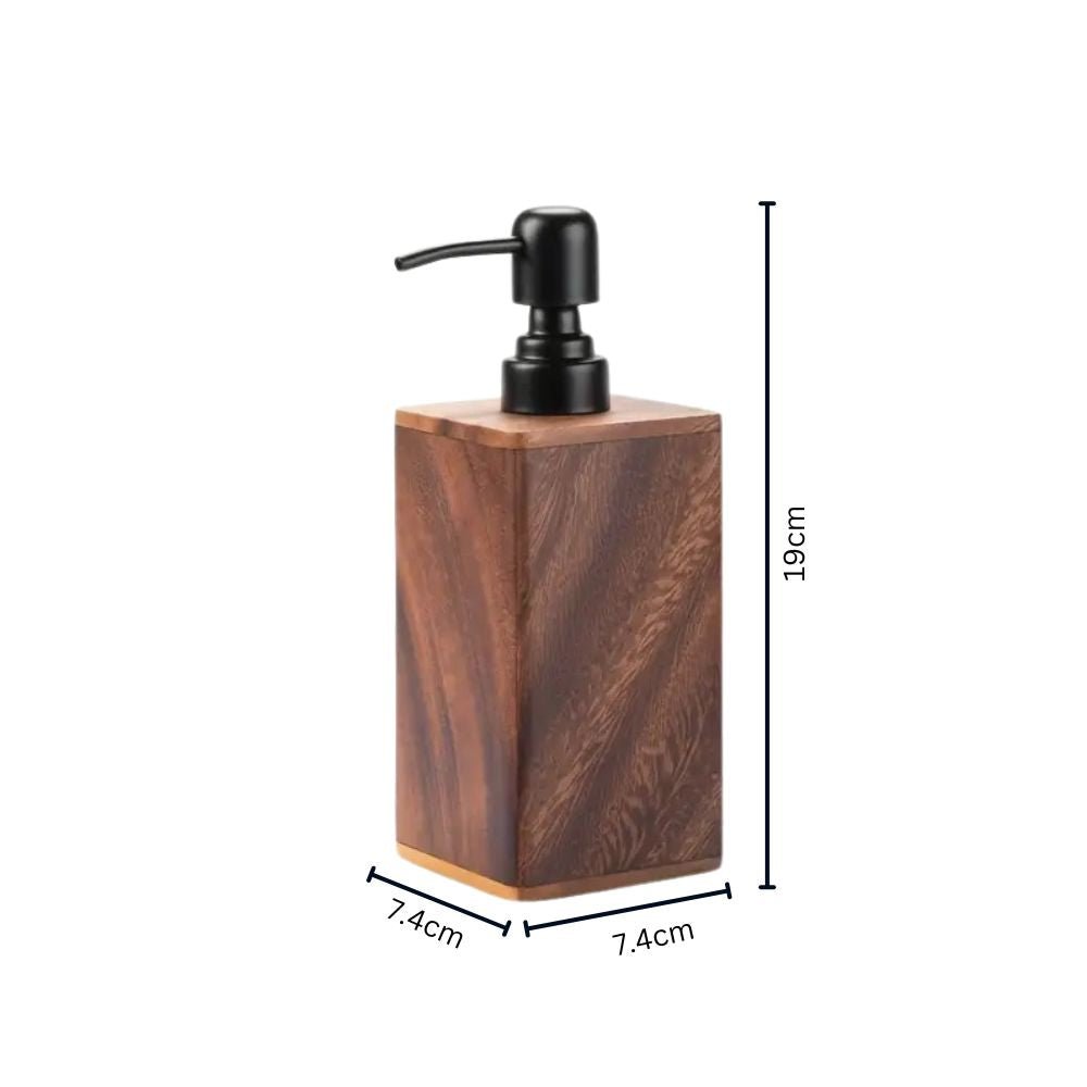 Valina Walnut Soap & Lotion Dispenser