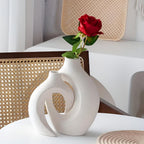 EarthTone Ceramic Vase Duo