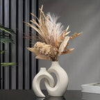 EarthTone Ceramic Vase Duo