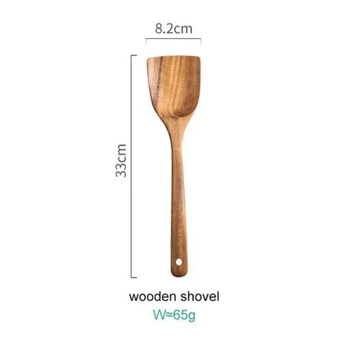 High-Quality Acacia Wood Kitchen Gadget Set